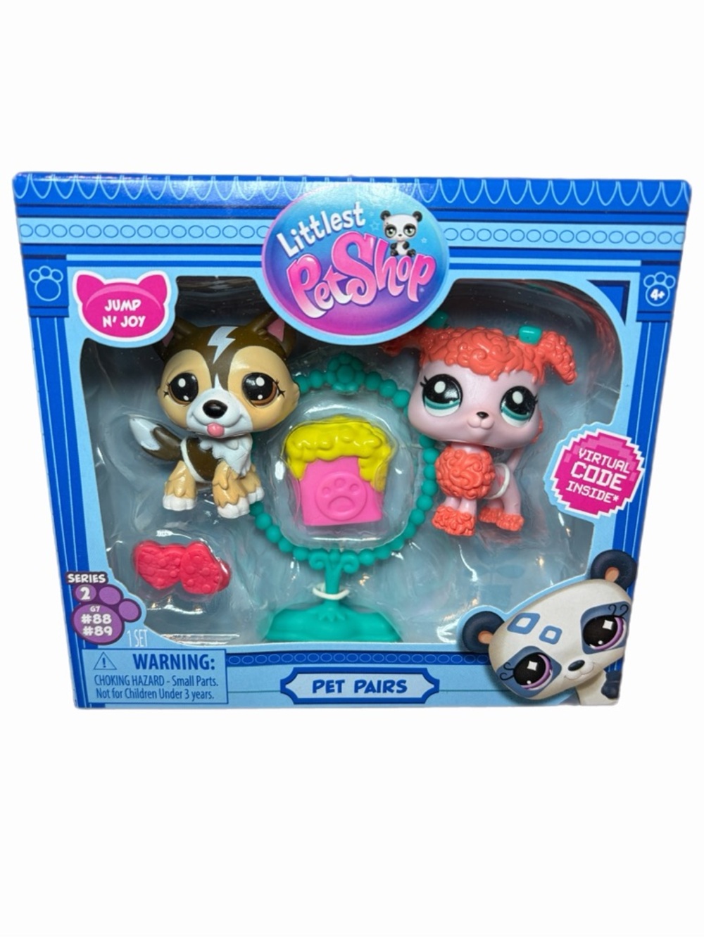 Littlest Pet Shop Pet Pairs Playset - Husky and poodle #88 and #89